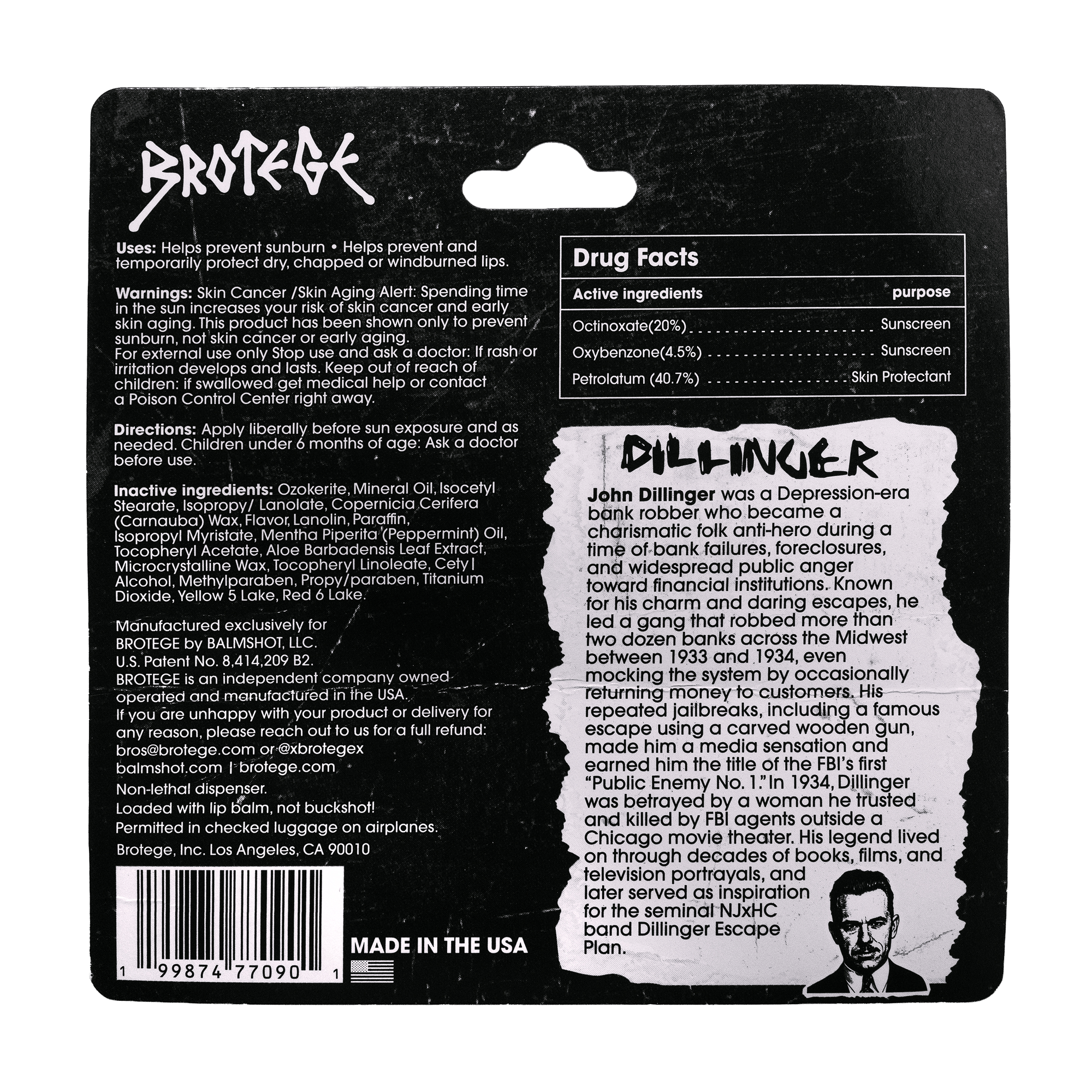 Dillinger SPF 15 Lip Balm