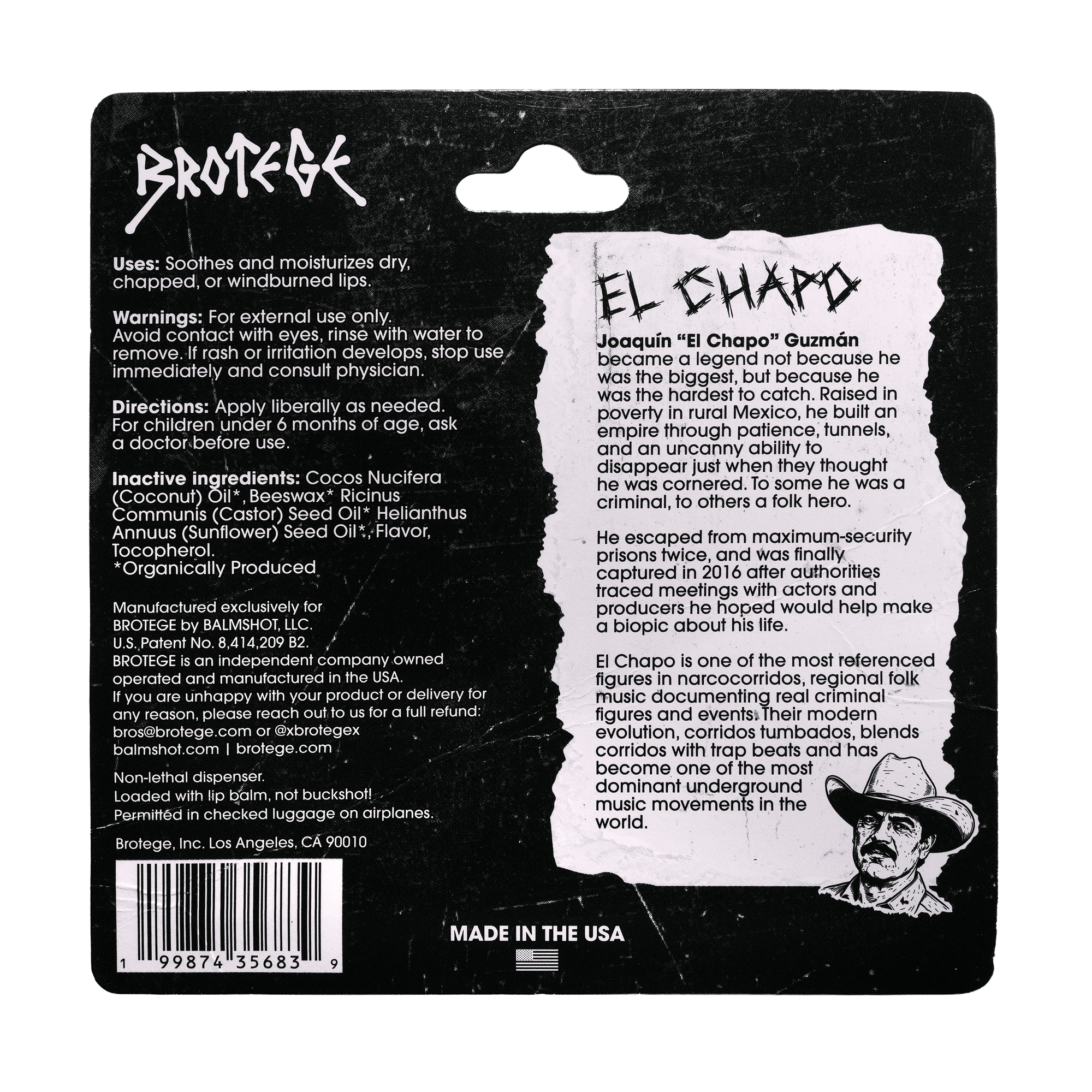 El Chapo Beeswax Lip Balm